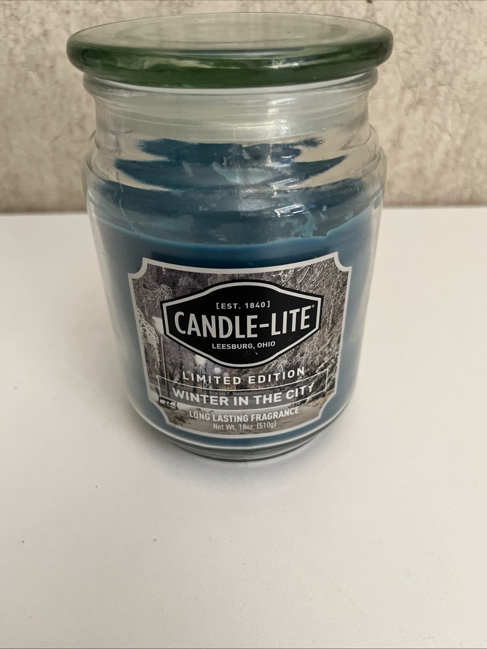 Candle-Lite Limited Edition 1 Wick Winter In The City 18oz. Lasting Fragrance